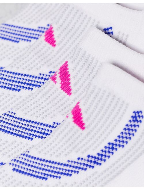 adidas performance adidas Peformance 2 pack no show socks in white