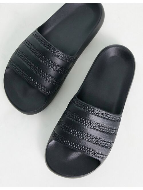 adidas Originals Adilette Ayoon sliders in black
