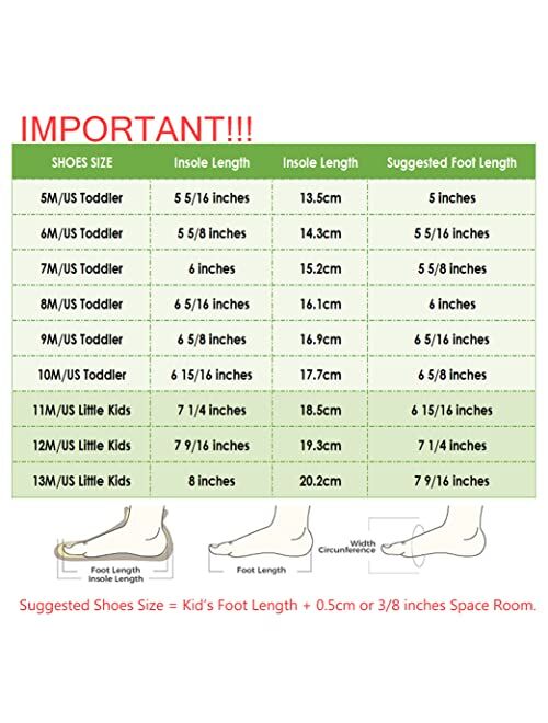 GINFIVE Toddler Girls Sandals Little Girls Kids Summer Shoes Toddler Sandals