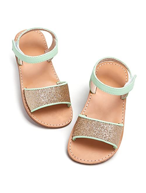 GINFIVE Toddler Girls Sandals Little Girls Kids Summer Shoes Toddler Sandals