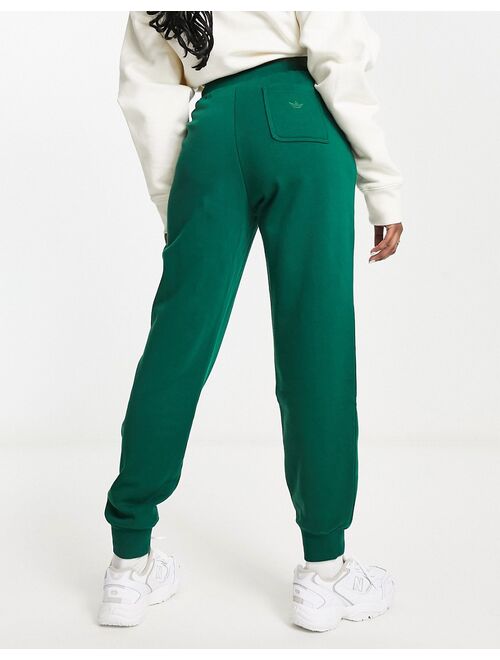 adidas Originals varisty logo sweatpants in green
