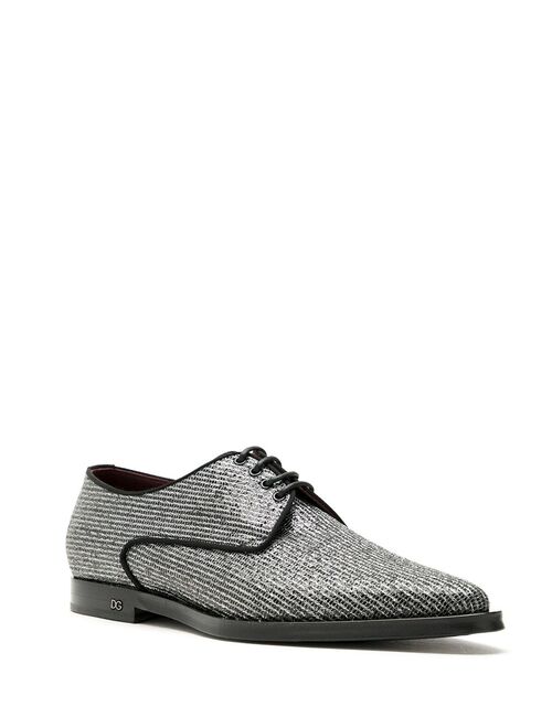 Dolce & Gabbana Millennials metallic Derby shoes