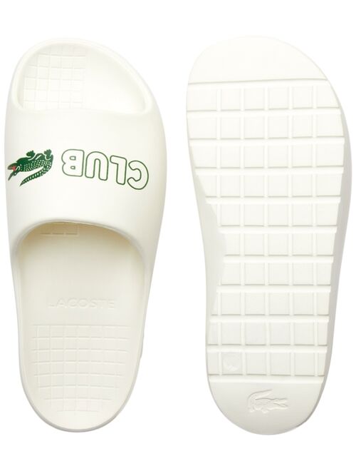 Lacoste Men's Croco Serve 2.0 Logo Chunky Slide Sandals