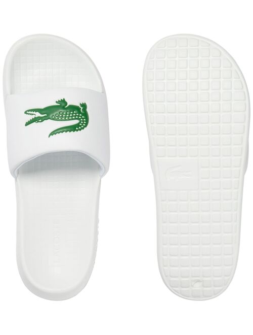 Lacoste Men's Croco 1.0 Slip-On Slide Sandals