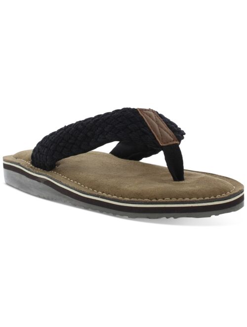 Weatherproof Vintage Men's Khombu Braided Thong Flip-Flop Sandal