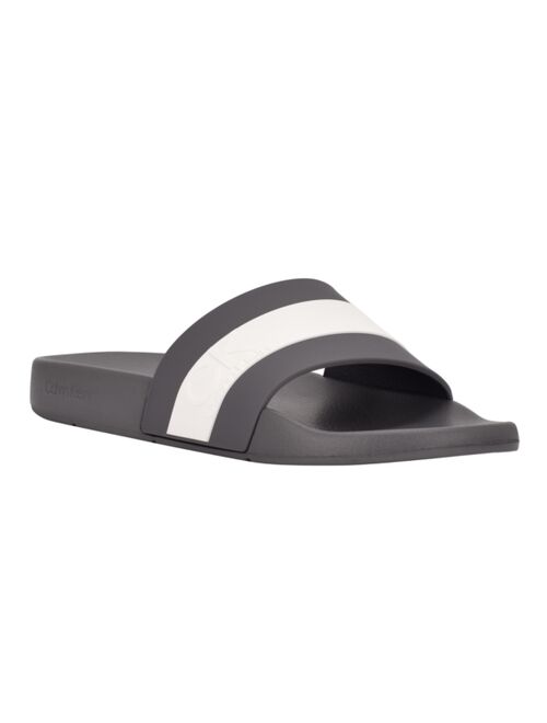 Calvin Klein Men's Anshu Slide Slip-on Sandals