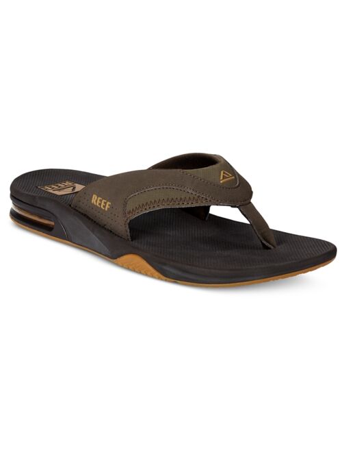 REEF Men's Fanning Thong Sandals with Bottle Opener