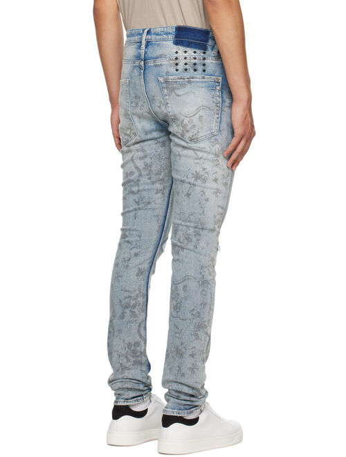 KSUBI Blue Van Winkle Unearthly Jeans