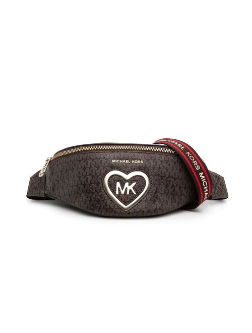 Michael Kors Kids all-over monogram-pattern belt bag