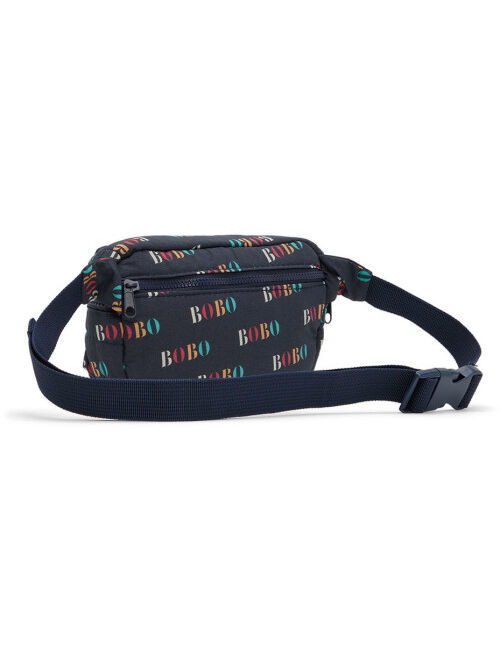 BOBO CHOSES Kids Navy Quilted Pouch