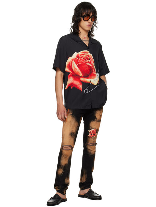 KSUBI Black Van Winkle Hellfire Jeans