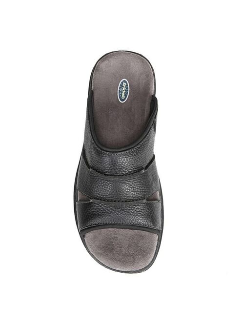 dr. scholls Dr. Scholl's Gordon Men's Leather Slide Sandals