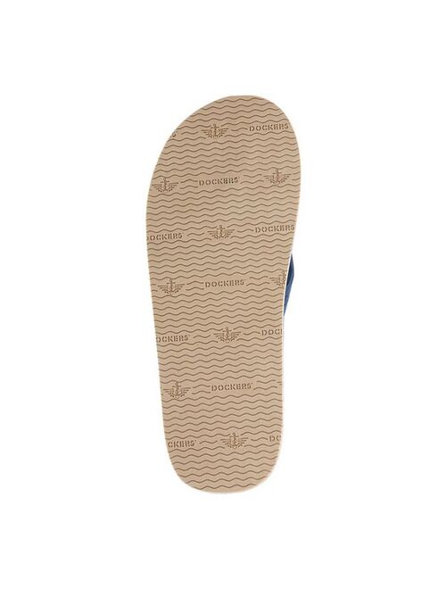 Dockers Core Collection Men's Printed Stripe Flip Flop Sandals