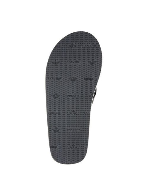 Dockers 7 Mile Collection Etched Sock Men's Flip Flop Sandals