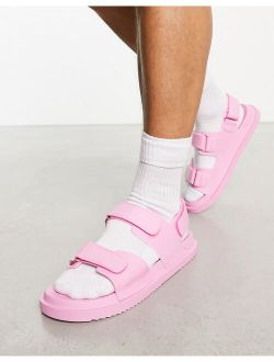 sandals in pink