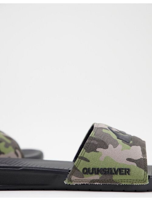 Quiksilver Bright Coast sliders in camo