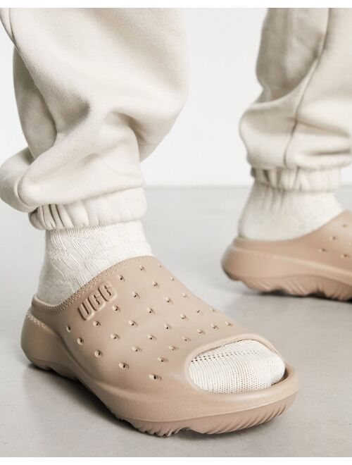 UGG slide it molded clogs in stone
