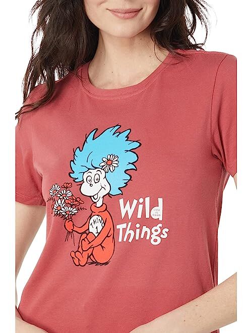 Life is Good Cat In The Hat Wild Things Short Sleeve Crusher Tee