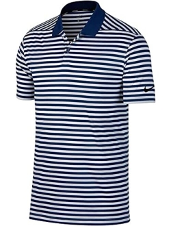 Men's Dry Victory Stripe Polo Golf Shirt