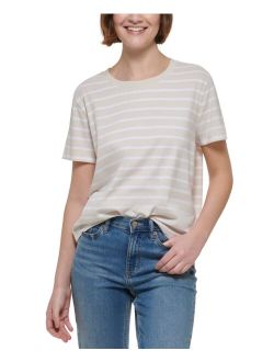 Jeans Monoco Striped Boxy T-Shirt