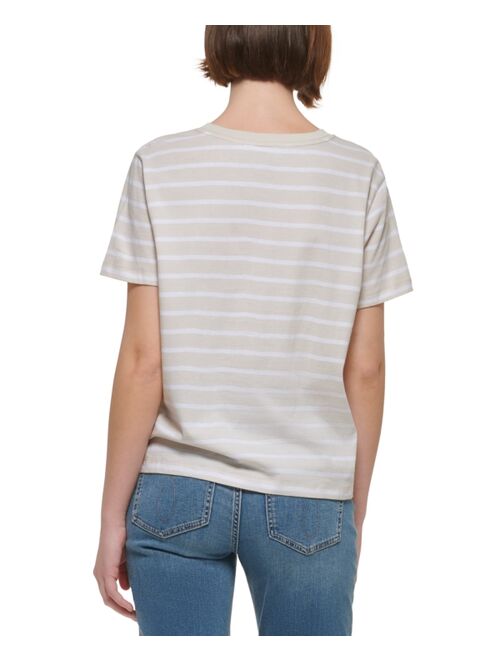 Calvin Klein Jeans Monoco Striped Boxy T-Shirt