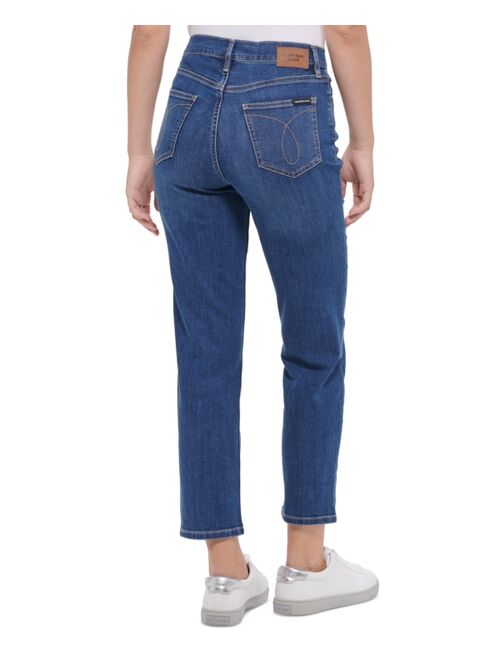 Calvin Klein Jeans Hi Rise Slim Whisper Soft Repreve 27" Jeans