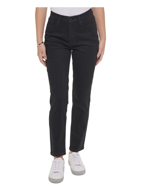 Calvin Klein Jeans Hi Rise Slim Whisper Soft Repreve 27" Jeans
