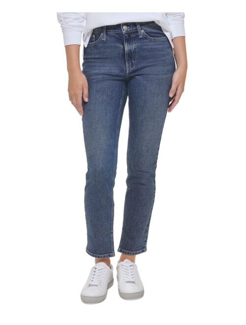 Calvin Klein Jeans Petite High-Rise Slim-Leg Jeans