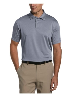PGA TOUR Men's Birdseye Textured Short-Sleeve Performance Golf Polo Shirt