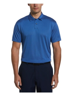 PGA TOUR Men's Birdseye Textured Short-Sleeve Performance Golf Polo Shirt