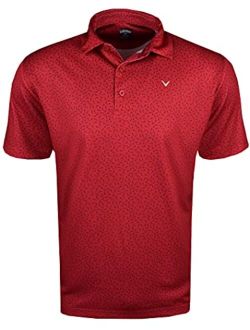 Callaway Golf USA All-Over Flag Print Polo Shirt