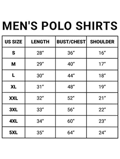 HIVICHI Golf Shirts for Men Funny Golf Shirts for Men Patriotic Golf Shirts for Men American Flag Polo Shirt Men Golf Gifts