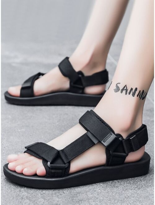 Men Knit Detail Sport Sandals
