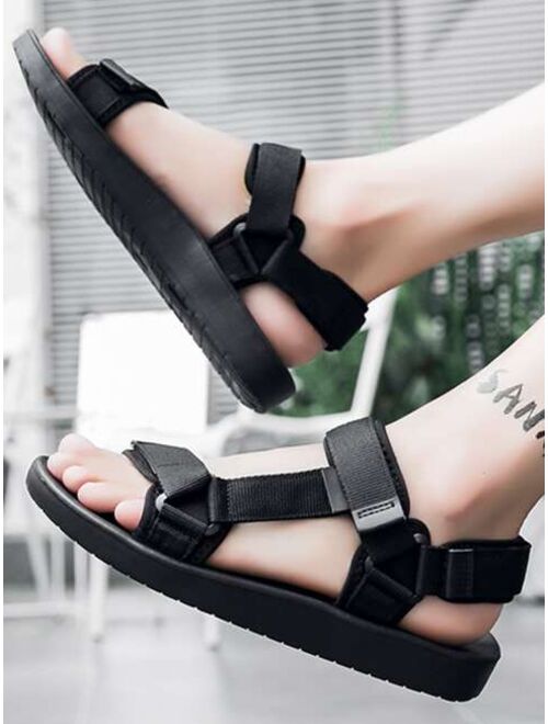 Men Knit Detail Sport Sandals