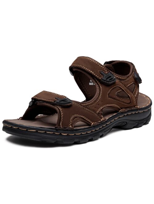 SHOESMALL Jousen Men s Sandals Leather Summer Outdoor Arch Support Casual Genuine Beach Fisherman Sandals for Men