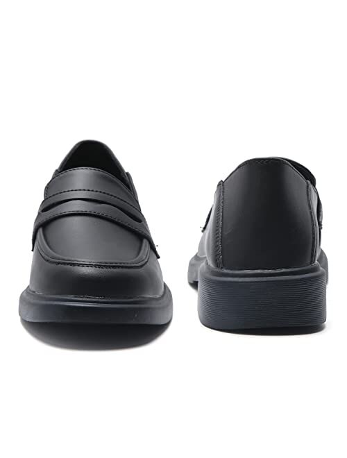 Xikete Loafers for Women Slip On Comfortable Round Toe Casual Fashion Flats Driving Business Work Shoes