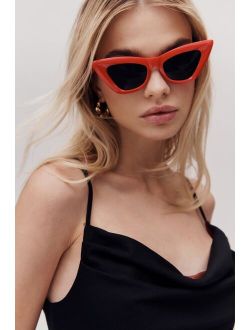 By Anthropologie Chunky Cat-Eye Sunglasses