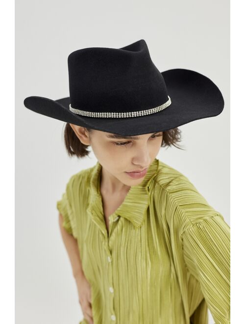 Urban Outfitters Jazzy Rhinestone Cowboy Hat