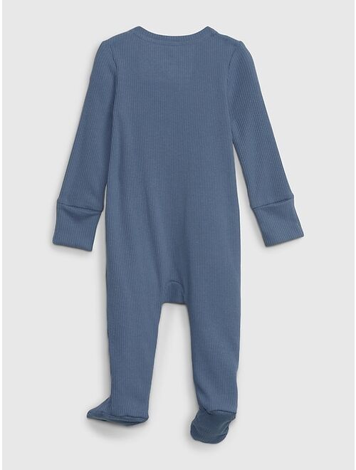 Gap Baby First Favorites TinyRib Footed One-Piece