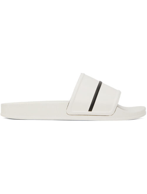 Palm Angels White Track Slides