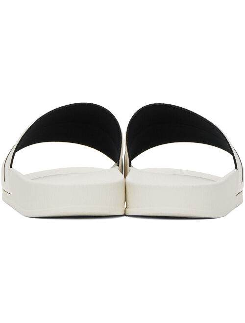 Palm Angels White Track Slides