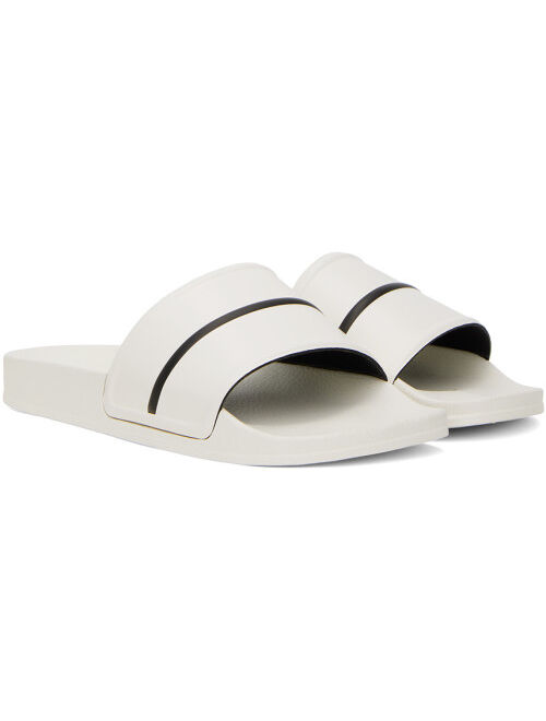 Palm Angels White Track Slides