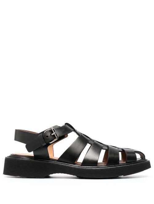 Church's caged leather sandals