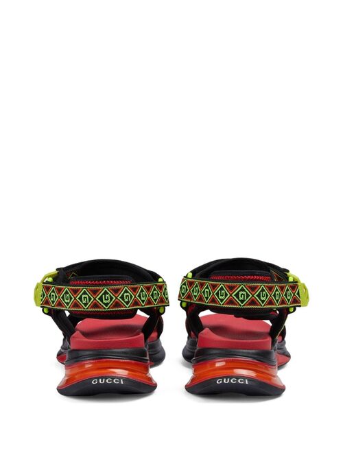 Gucci Run logo-print sandals