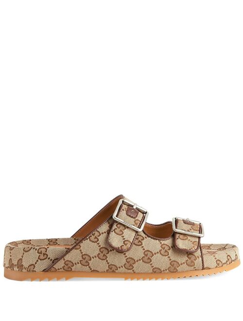 Gucci GG Supreme-print mule sandals