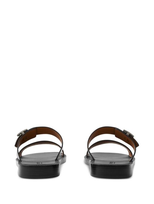 Burberry monogram-motif leather sandals