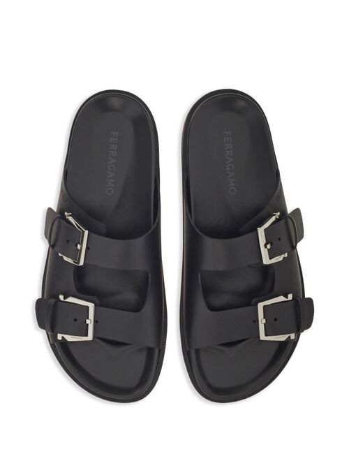 Ferragamo double-buckle strap sandals