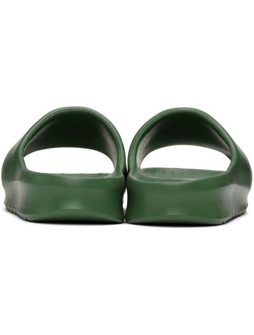Lacoste Green Croco 2.0 Slides