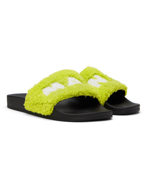 Marni Green Logo Sandals