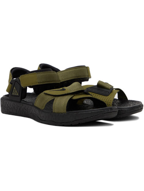 Nike Khaki Air Deschutz+ Sandals